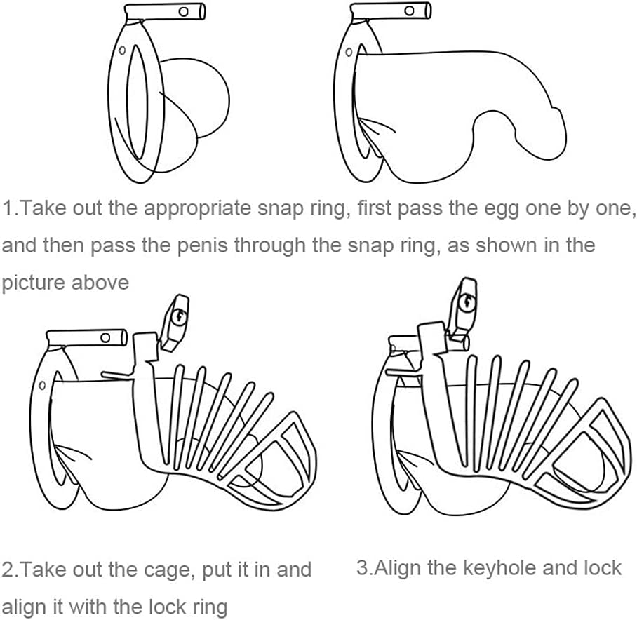 Male Chastity Device Steel Metal Silver Cock Cage 222