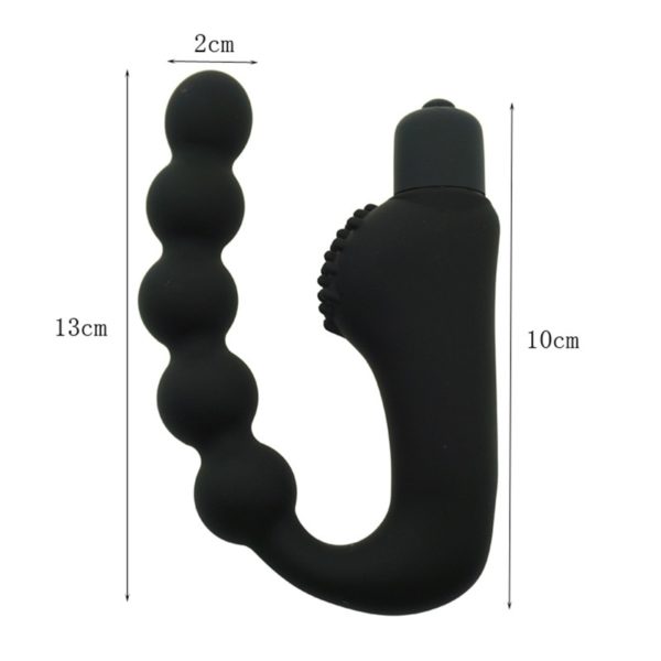 Vibrating Anal Beaded Butt Plug