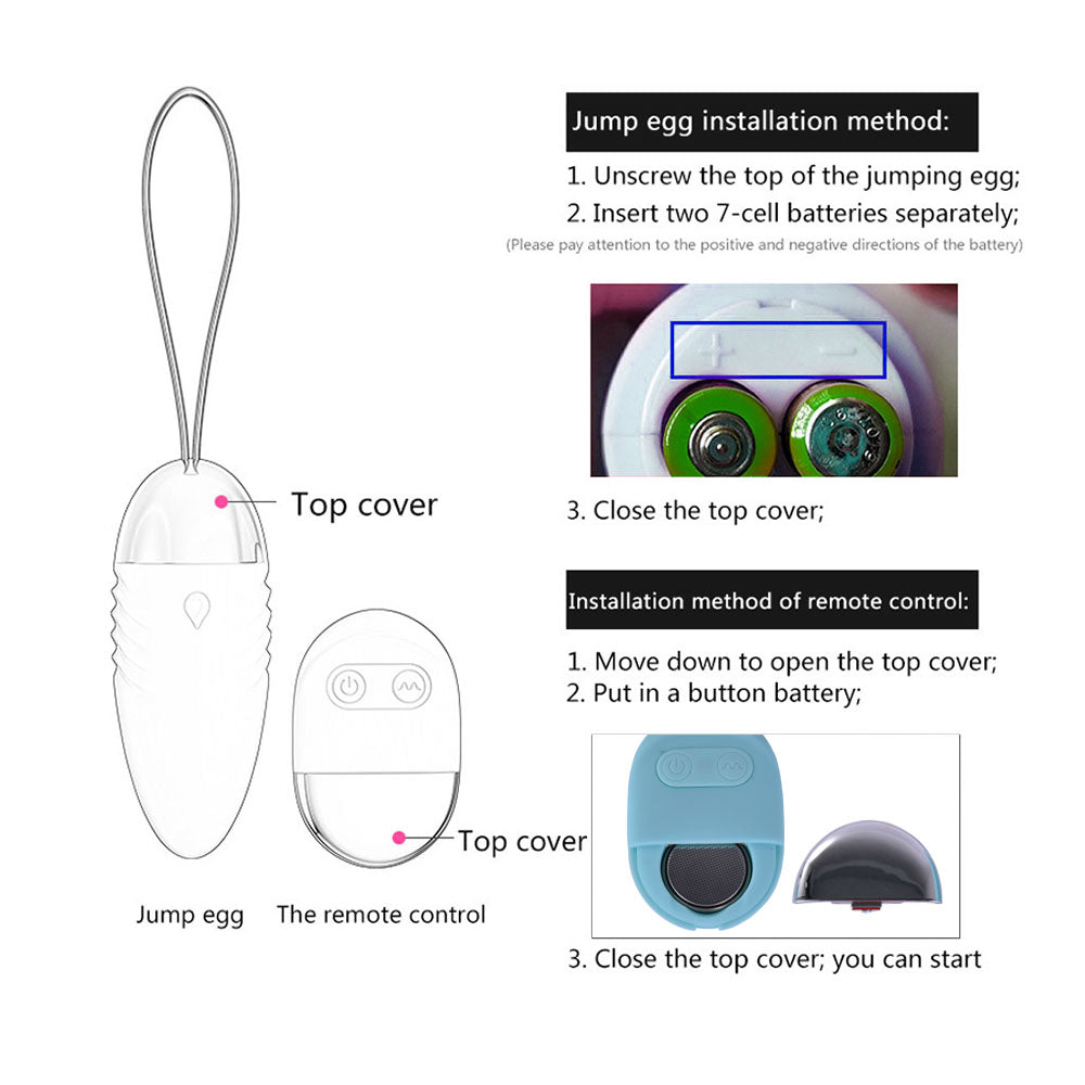 Wireless Remote Control Vibrating Egg