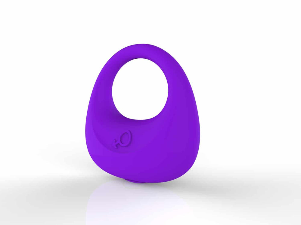 Purple Silicone Vibrating Cock Ring