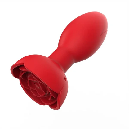 Rosy Anal Butt Plug Vibrator & G Spot Massager With Remote