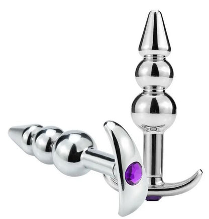 Anchor Shape Metal Anal Plug