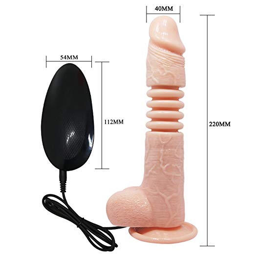 8 Inches Up And Down Rotation And Vibration Dildo