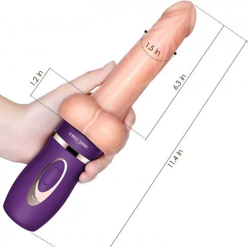 Auto Thrusting Dildo Vibrator with Heating Function