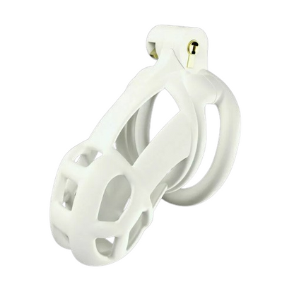 Cobra Male Chastity Cage Lock Device W/ 4 Rings