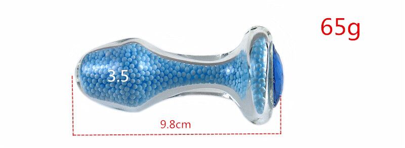 Crystal Glass Anal Plug