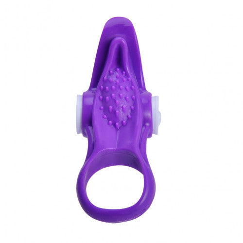 Delay Vibrating Penis Ring With Tongue