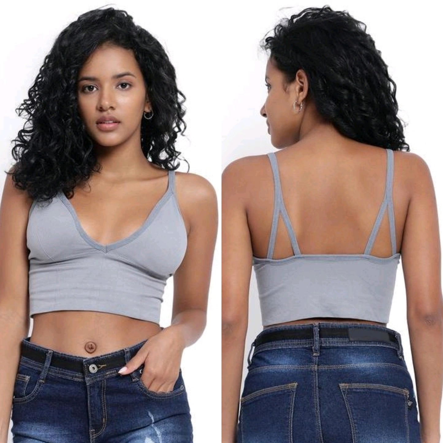 Plunge V-Neck Padded Bralette