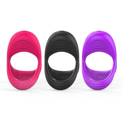 Silicone Vibrating Cock Ring Testicle Restrictor For Delay Ejaculation