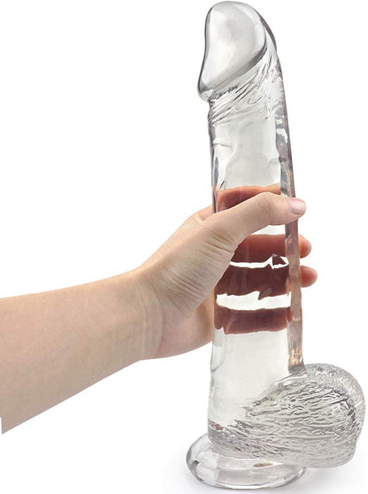 Ice Transparent Dildo 8.5 inch