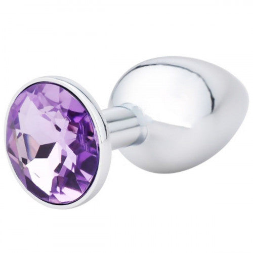 Pure Stainless Steel Butt Plug With Stone