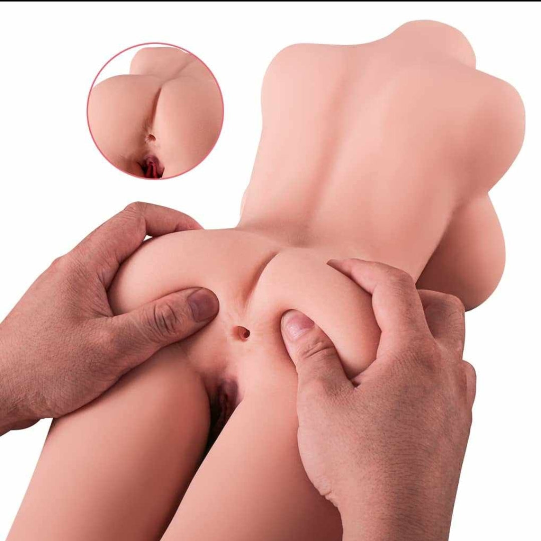 Silicone Vagina Ass Real Love Half Body Doll