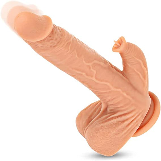 Realistic Dildo Thrusting G Spot Vibrator with Suction Cup