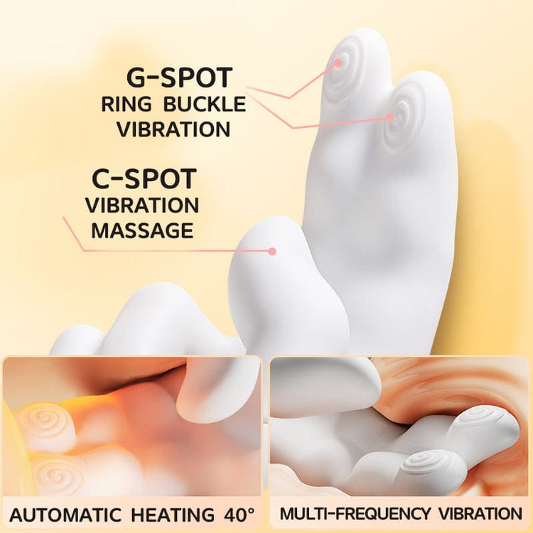 Finger Style Clitoral G-Spot Realistic Finger Flapping Motion Hand Massager Vibrator
