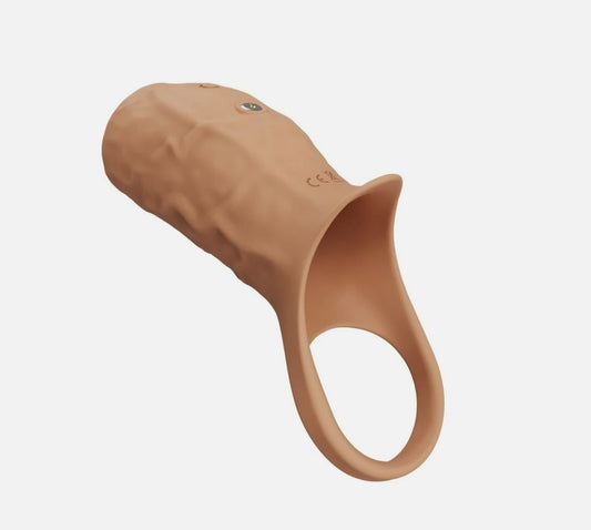 Open Half-Sleeve Vibrating Extension Ring – For Men & Couples