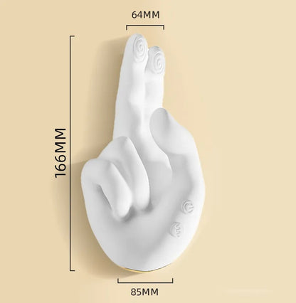 Finger Style Clitoral G-Spot Realistic Finger Flapping Motion Hand Massager Vibrator